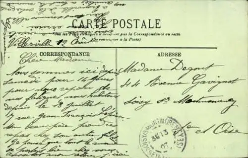 Ak Villerville Calvados, La Calvaire