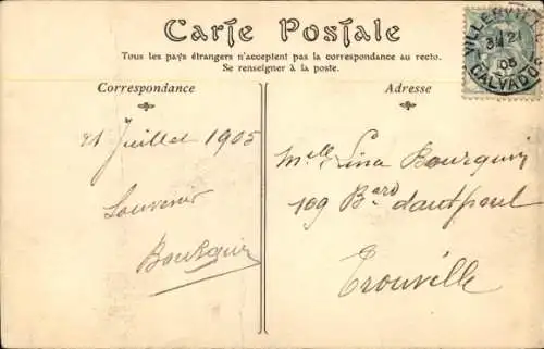 Ak Villerville Calvados, Le Casino, les Villas