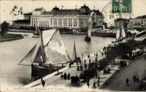 Ak Trouville Calvados, Le Casino, la Touques