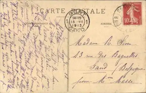 Ak Villers sur Mer Calvados, Strand, La Sieste