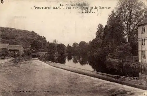 Ak Pont d'Ouilly Calvados, Orne, Wehr