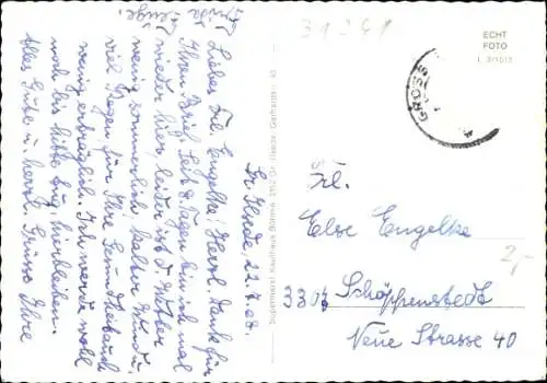 Ak Groß Ilsede, Kreisgymnasiums und Realschule