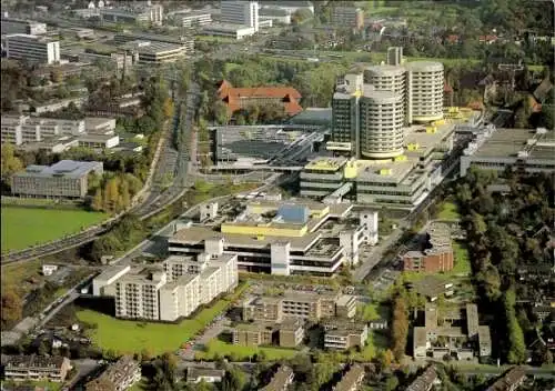 Ak Münster in Westfalen, Neubau Zentralklinikum der Westfälischen Wilhelms Universität Münster