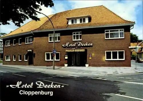 Ak Cloppenburg in Niedersachsen, Hotel Deeken