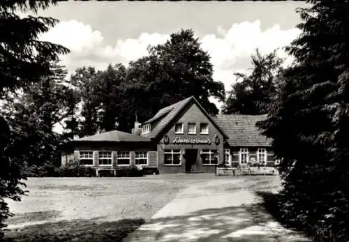 Ak Damme am Dümmer See, Ausflugslokal Schweizerhaus, Inh. Ludwig Kamphaus, Gesamtansicht