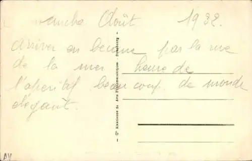 Ak Houlgate Calvados, Rue de la Mer