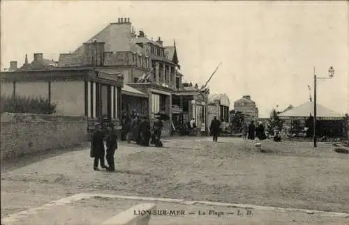 Ak Lion sur Mer Calvados, Strand