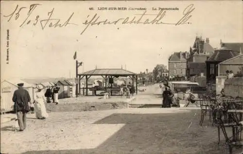 Ak Lion sur Mer Calvados, Promenade