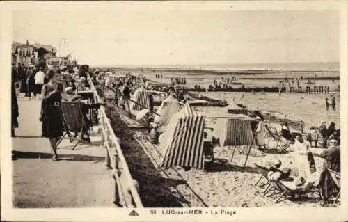 Ak Luc sur Mer Calvados, Strand