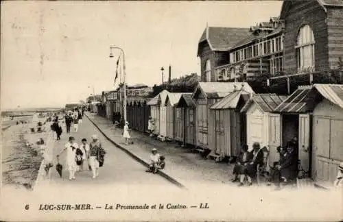 Ak Luc sur Mer Calvados, Promenade, Casino