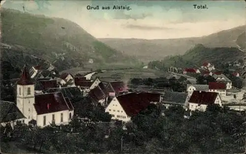 Ak Aistaig Oberndorf am Neckar Schwarzwald, Total