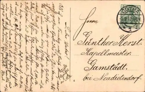 Passepartout Ak Gotha in Thüringen, Seminar