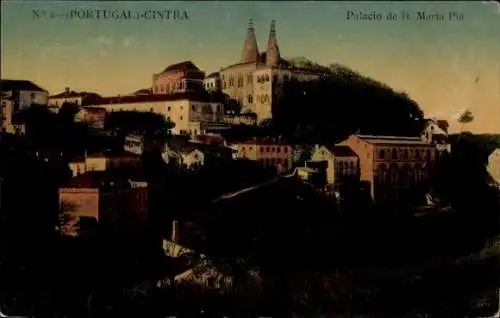 Ak Sintra Cintra Portugal, Königlicher Palast, D. Maria Pia