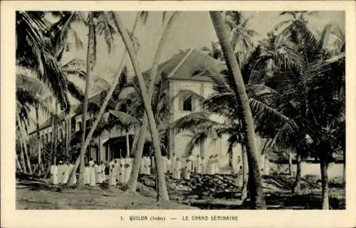 Ak Quilon Indien, Le Grand Seminaire, Missionare