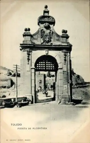 Ak Toledo Kastilien La Mancha Spanien, Puerta de Alcántara