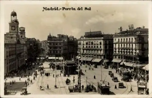 AK Madrid, Spanien, Puerta del Sol