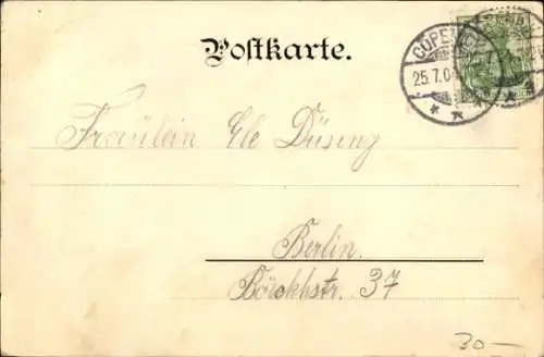 Passepartout Ak Berlin Köpenick, Restaurant Schweizer Garten