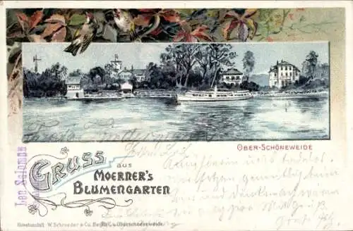 Litho Berlin Köpenick Oberschöneweide, Moerner's-Blumengarten