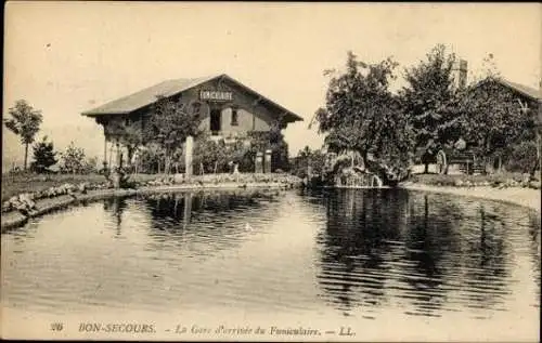 Set von 15 Ak Bonsecours Seine Maritime, diverse Ansichten 