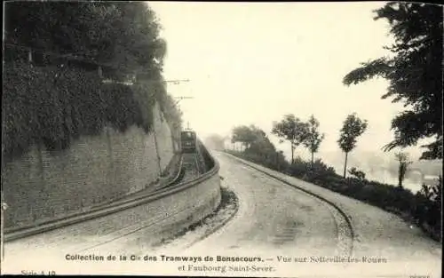 Set von 15 Ak Bonsecours Seine Maritime, diverse Ansichten 