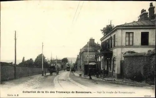 Set von 15 Ak Bonsecours Seine Maritime, diverse Ansichten 