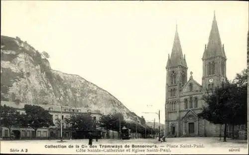 Set von 15 Ak Bonsecours Seine Maritime, diverse Ansichten 