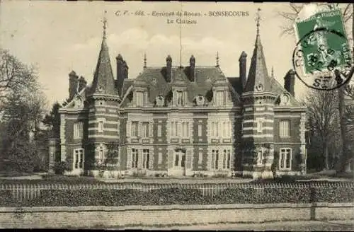 Set von 15 Ak Bonsecours Seine Maritime, diverse Ansichten 