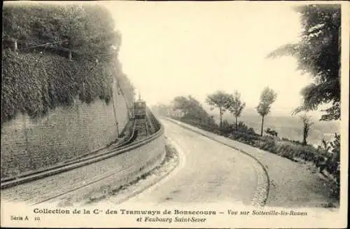 Set von 15 Ak Bonsecours Seine Maritime, diverse Ansichten 
