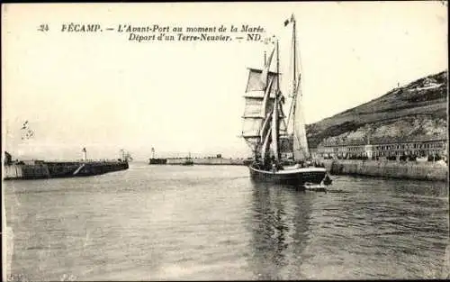 Set von 105 Ak Fécamp Seine Maritime