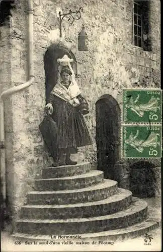 Set von 105 Ak Fécamp Seine Maritime