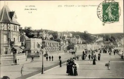 Set von 105 Ak Fécamp Seine Maritime