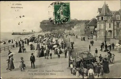 Set von 105 Ak Fécamp Seine Maritime