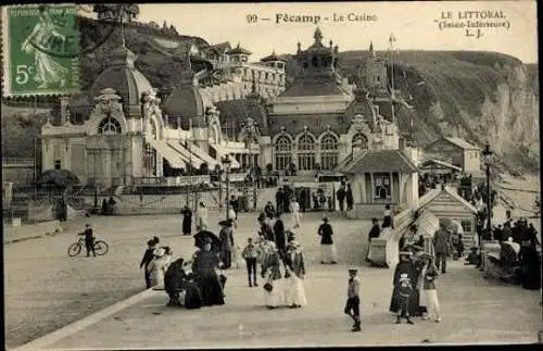 Set von 105 Ak Fécamp Seine Maritime