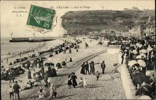 Set von 105 Ak Fécamp Seine Maritime