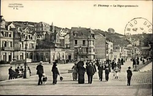 Set von 105 Ak Fécamp Seine Maritime