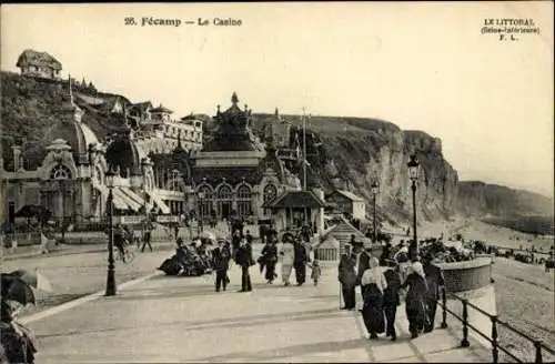 Set von 105 Ak Fécamp Seine Maritime