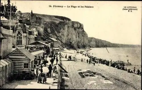 Set von 105 Ak Fécamp Seine Maritime