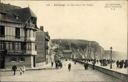 Set von 105 Ak Fécamp Seine Maritime