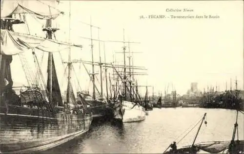 Set von 105 Ak Fécamp Seine Maritime