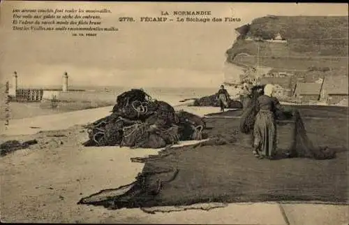 Set von 105 Ak Fécamp Seine Maritime