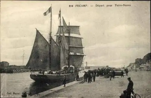 Set von 105 Ak Fécamp Seine Maritime