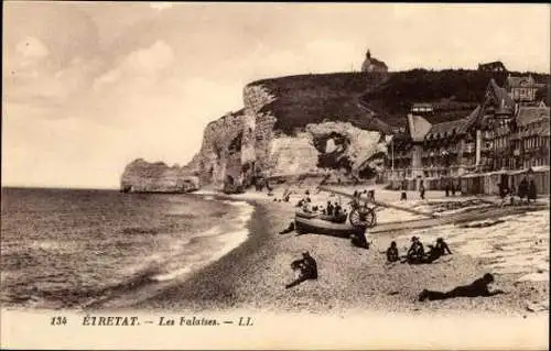 Set von 79 Ak Étretat Seine Maritime