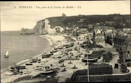 Set von 79 Ak Étretat Seine Maritime