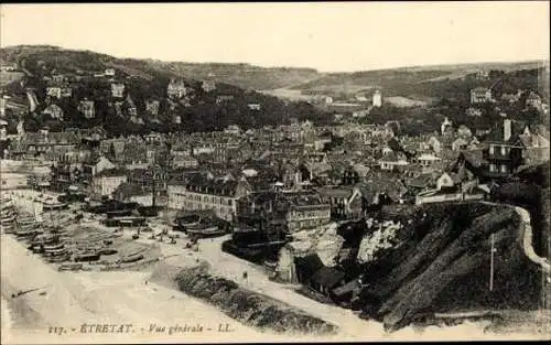 Set von 79 Ak Étretat Seine Maritime