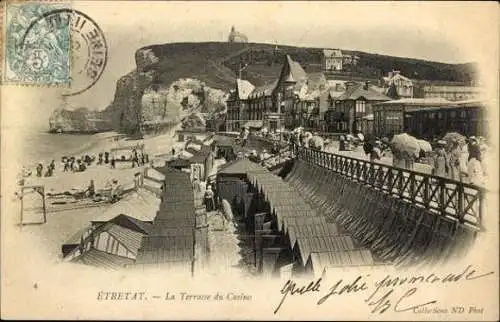 Set von 79 Ak Étretat Seine Maritime