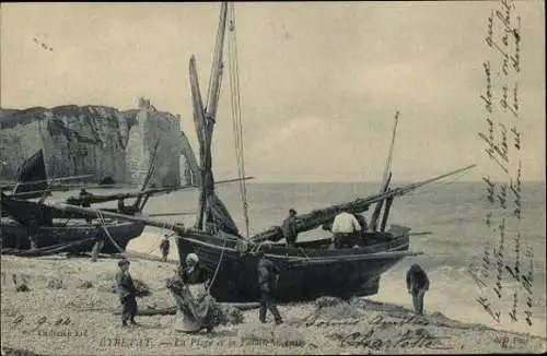 Set von 79 Ak Étretat Seine Maritime