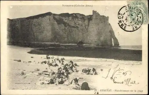 Set von 79 Ak Étretat Seine Maritime