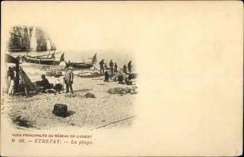 Set von 79 Ak Étretat Seine Maritime