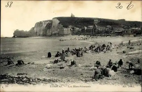 Set von 79 Ak Étretat Seine Maritime