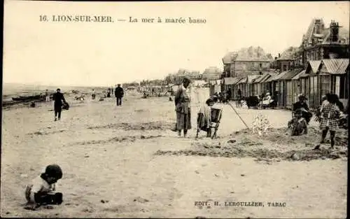 Set von 41 Ak Lion sur Mer Calvados